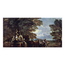 The Harvest Wagon By Thomas Gainsborough (Best Qua Personalized Photo Card