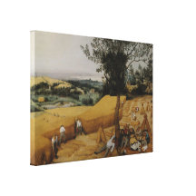 The Harvesters, 1565 - Pieter Bruegel the Elder Gallery Wrapped Canvas