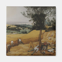 The Harvesters, 1565 - Pieter Bruegel the Elder Refrigerator Magnet