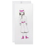 The Hat and Coat creepy girl Personalized Rack Card