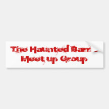The Haunted Barrie Meet up Group Bumper Sticker