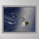 The Hawaii Archipelago aerial view