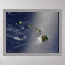The Hawaii Archipelago aerial view