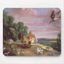 The Hawk and the Hen Mouse Pads