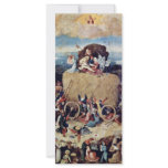 The Hay Wagon.,  By Hieronymus Bosch (Best Quality rack cards