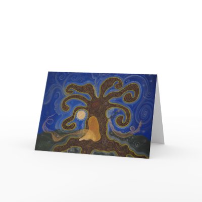 The Healing Tree Greeting Cards by victoriaray