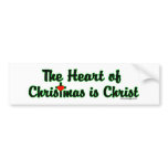 The Heart of Christmas is Christ Bumperstickers