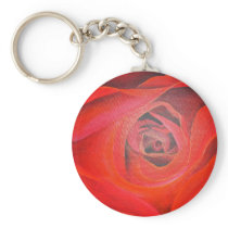 The Heart of the Rose Key Chain
