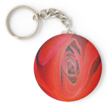The Heart of the Rose Keychain