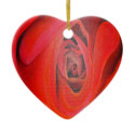 The Heart of the Rose ornaments