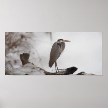 The Heron Poster