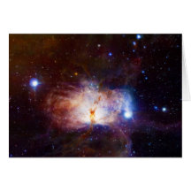The Hidden Fires of the Flame Nebula NGC 2024 Card