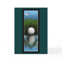 "THE HIDING PLACE" Funny Golfer's Greeting Cards
