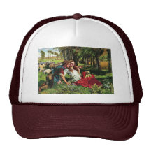 The Hireling German Shepherd: The Shepherd Hired Trucker Hat