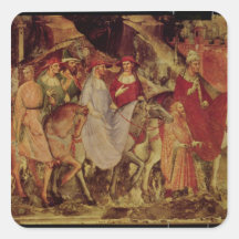 The History of Pope Alexander III Square Sticker