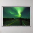 The Hitchhiker and the Aurora Borealis posters