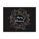 The Holiday Wreath postcards