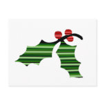 The Holly Leaf Logo Postcard
