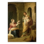 The Holy Family, c.1660-70 Greeting Cards