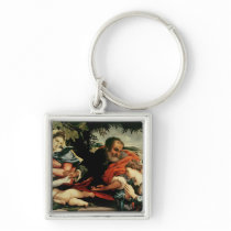 The Holy Family with St. Catherine of Key Chains