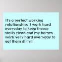 The Honest Truth (about barn work) posters