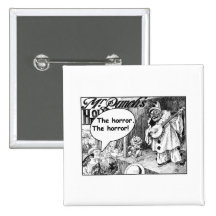 The Horror (Evil Banjo Clown) Pinback Buttons