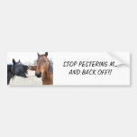 The Horse Pesterer Bumper Stickers