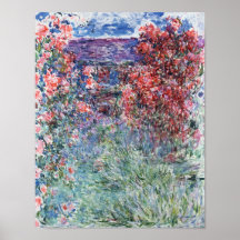 The House at Giverny under the Roses, 1925 Posters