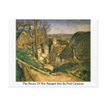 The House Of The Hanged Man By Paul Cezanne postcards