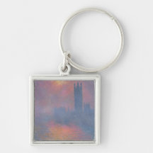 The Houses of Parliament, London Key Chain