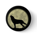 The Howling Wolf in the Night buttons