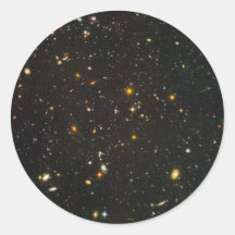 The Hubble Ultra Deep Field Round Sticker