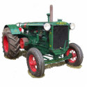 The Huber HK tractor photo sculptures