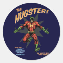 The Hugster Round Sticker