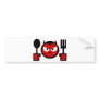 The Hungry Devil Bumper Sticker