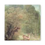 The Hunted Roe-Deer on the alert, Spring, 1867 magnets