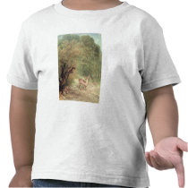 The Hunted Roe-Deer on the alert, Spring, 1867 Tshirt