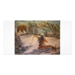 the hunter becomes the hunted photo card template