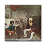 The Hunter, It Il Cacciatore. By Induno Domenico magnets
