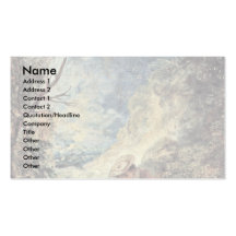 The Hunter Of The Nest By Antoine Watteau Business Card Templates