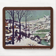 The Hunters In The Snow,  By Bruegel D. Ä. Pieter Mousepads