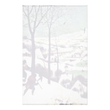 The Hunters In The Snow,  By Bruegel D. Ä. Pieter Stationery Paper