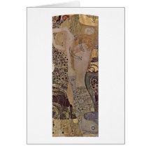 The Hydra By Gustav Klimt Greeting Card