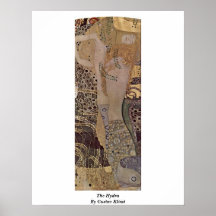 The Hydra By Gustav Klimt Poster