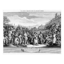 The Idle 'Prentice Executed at Tyburn Post Card