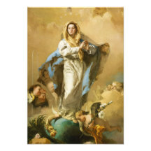 The Immaculate Conception by Giovanni B. Tiepolo Invitation