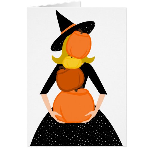 The Impossible Pumpkin Stack Greeting Card