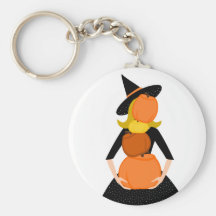 The Impossible Pumpkin Stack Key Chain