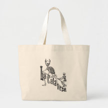 The Infernal Calavera. The Day of the Dead. Canvas Bags