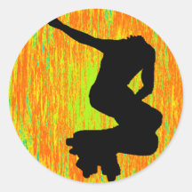 THE INLINE RISE ROUND STICKER
